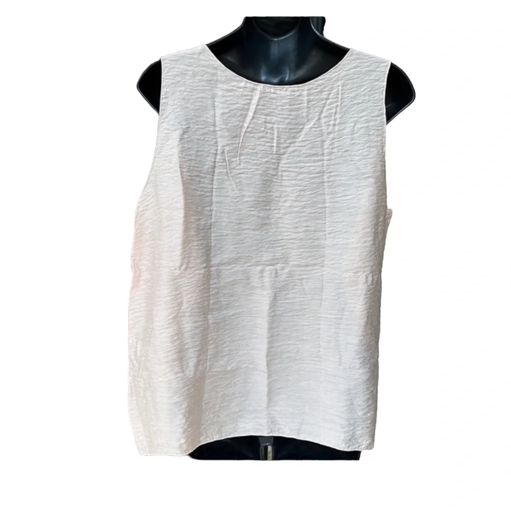 CUT-LOOSE pale pink sleeveless top, cool and breezy, size Large, NWT - Picture 3 of 6
